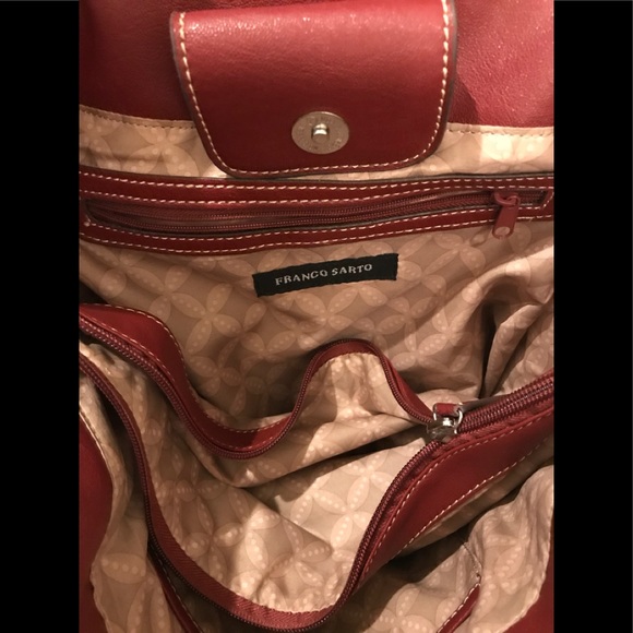 NEW FRANCO SARTO HOBO LEATHER Bag - Picture 4 of 6